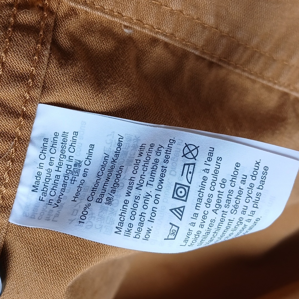 Madewell Northwoods Canvas Jacket Gold Women's XS - Picture 6 of 7